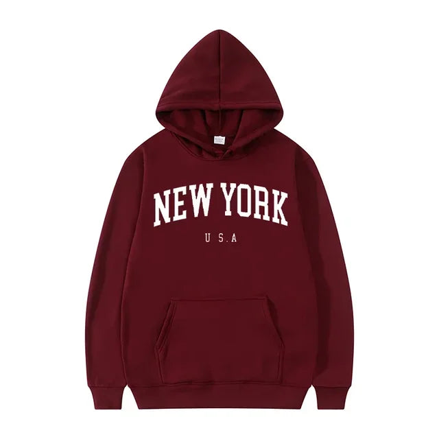 New York Graphic Fleece Hoodie