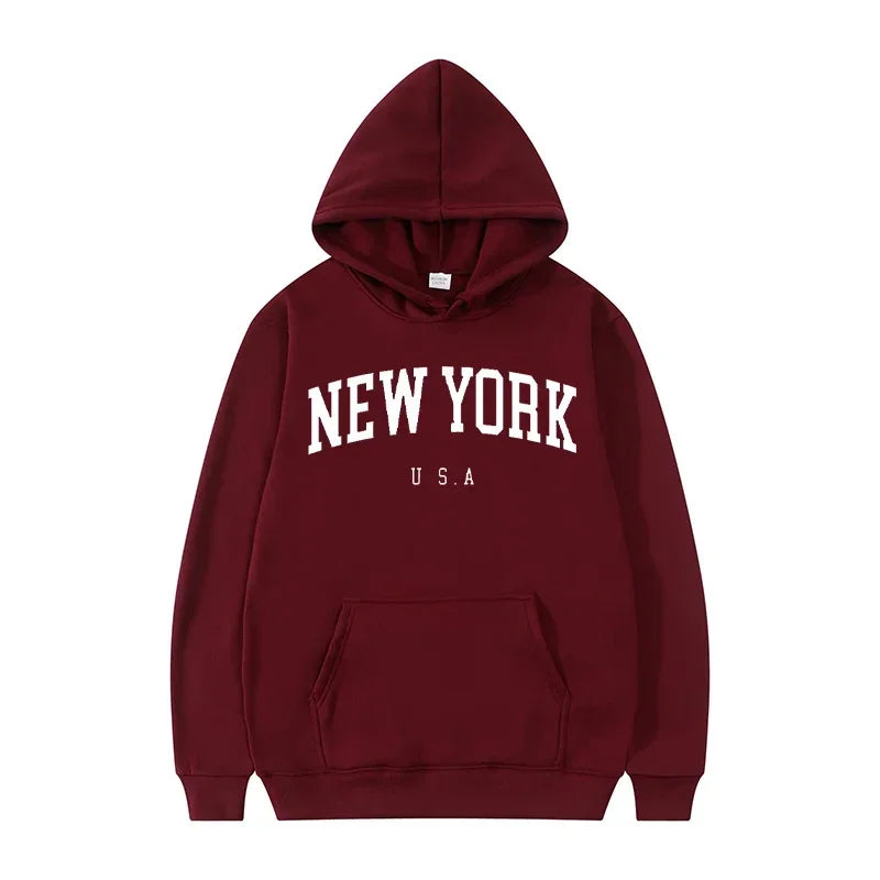 New York Graphic Fleece Hoodie