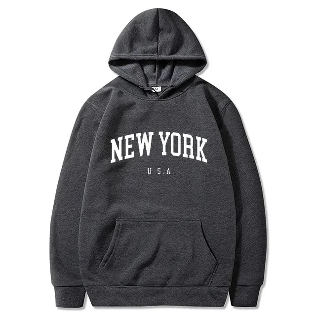New York Graphic Fleece Hoodie