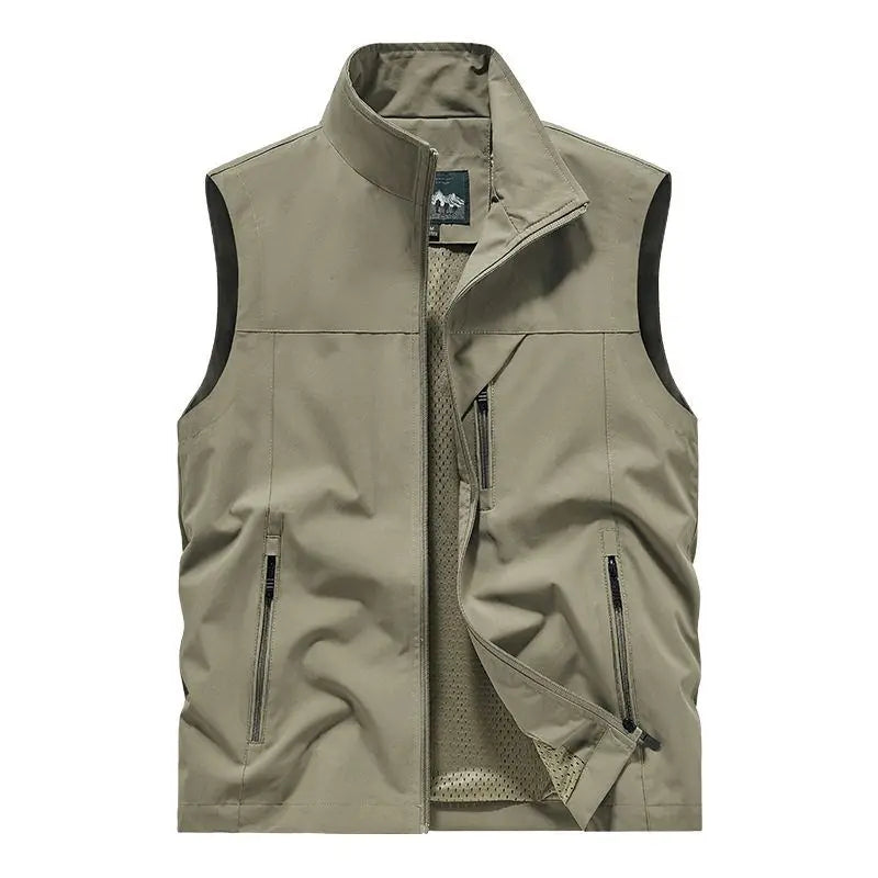 Colete Utilitário Masculino Multi-Bolsos